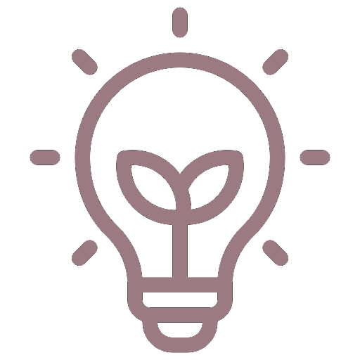 Brand and identity services: discovery workshop icon in rose quartz colour